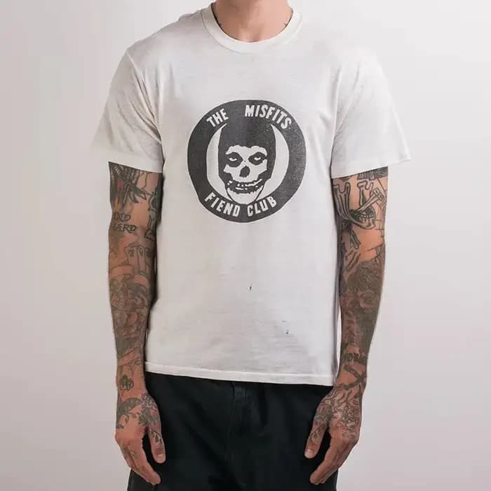T-shirt décontracté Misfits Band Rock Hardcore Punk pour hommes et femmes