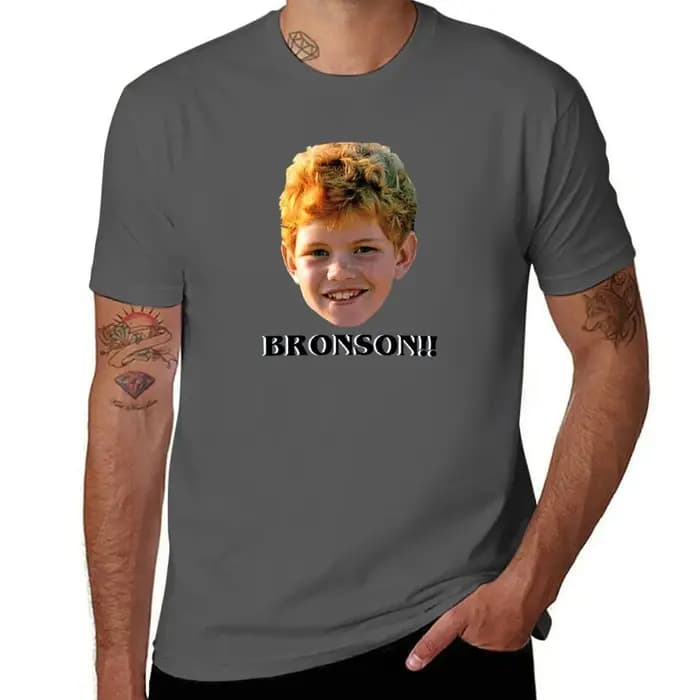 BRONSON! T-shirt basique léger à manches courtes
