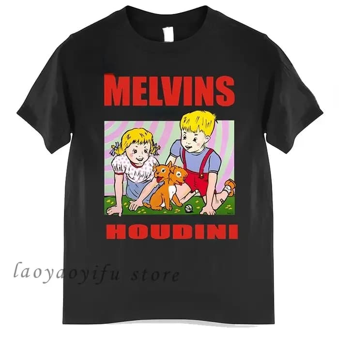 T-shirt rétro Melvins Houdini Sludge Metal SthbRock pour hommes et femmes
