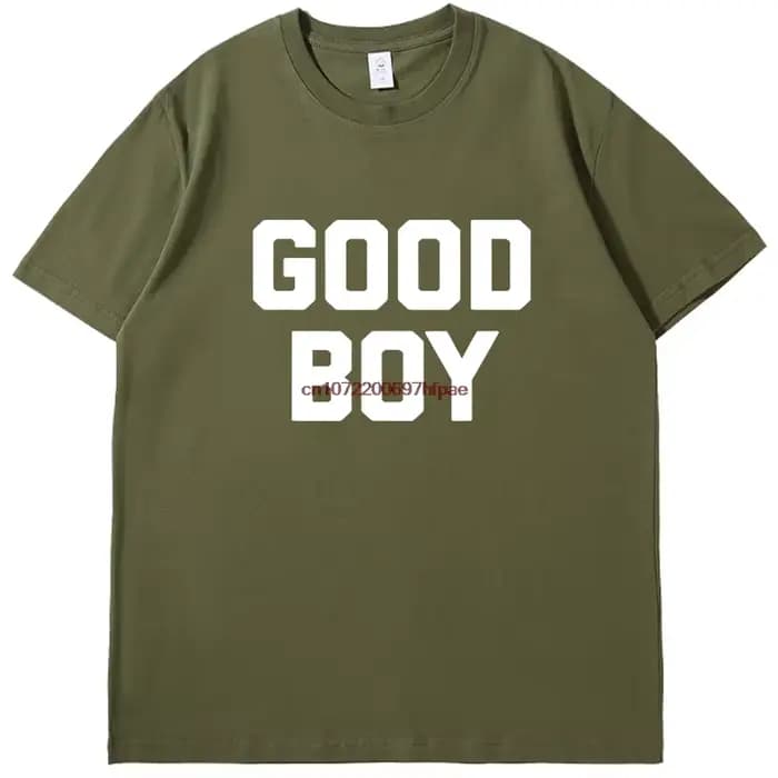 Good Boy T-shirts à manches courtes de haute qualité T-Shirt graphique imprimé été nouveau dans les hauts