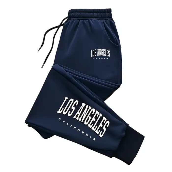 Pantalon de survêtement pour homme, imprimé, décontracté, sportif, pour activités de plein air, fitness, course à pied, jogging, taille élastique, confortable, long