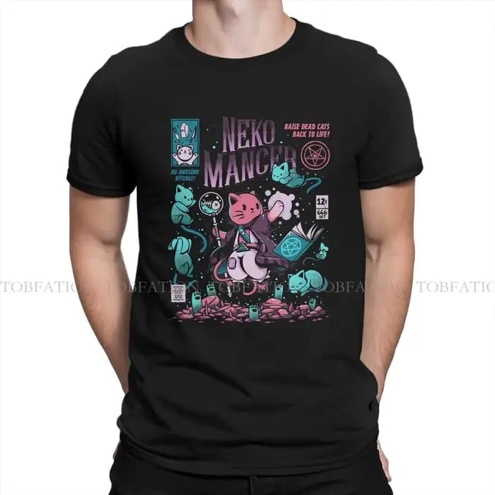 T-shirt à col rond As Hell Nekomancer pour adolescent