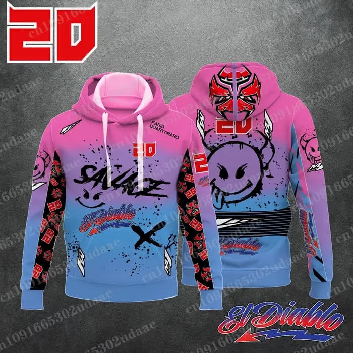2026 Nouvelle Moto de Course Fabio Quartararo # Sweat à capuche 20 Driver