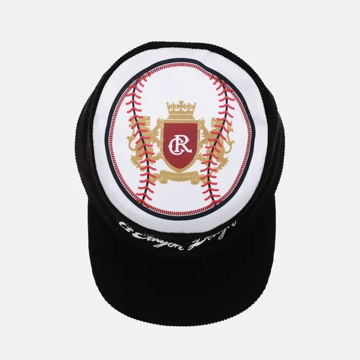 Casquette de baseball rétro à visière plate brodée avec lettres