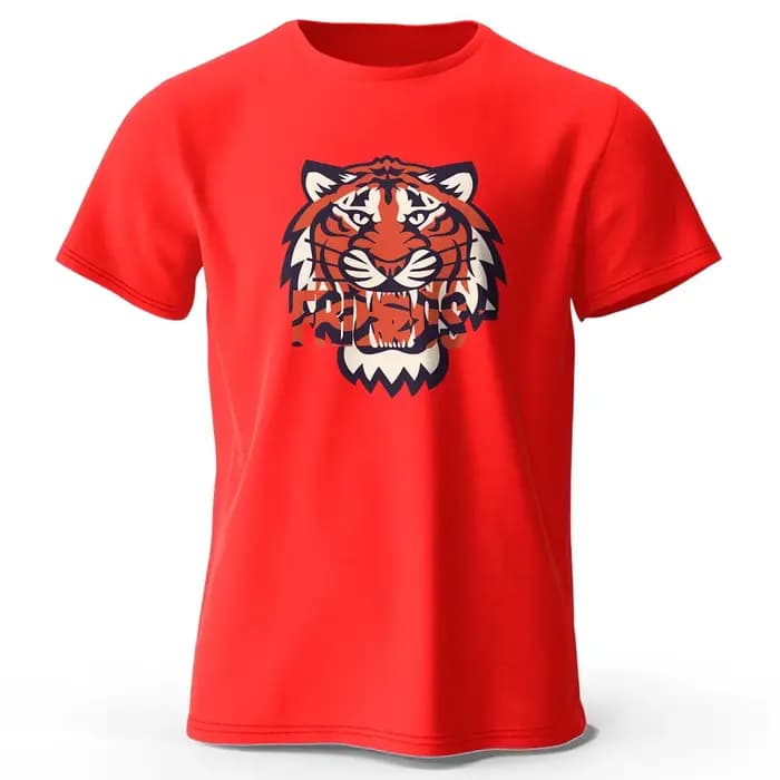 T-shirt imprimé tigre pour hommes et femmes