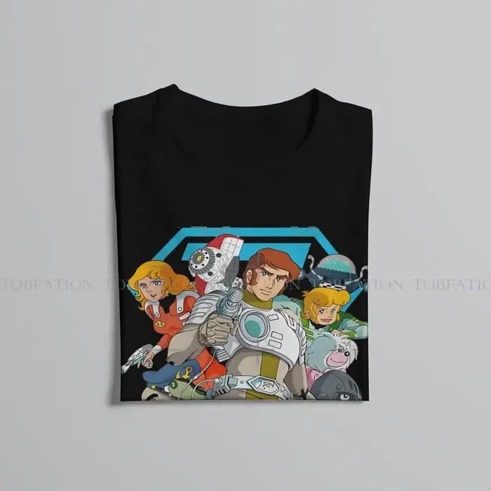 T-shirt à col rond en coton services.com Future Comet Crew pour hommes