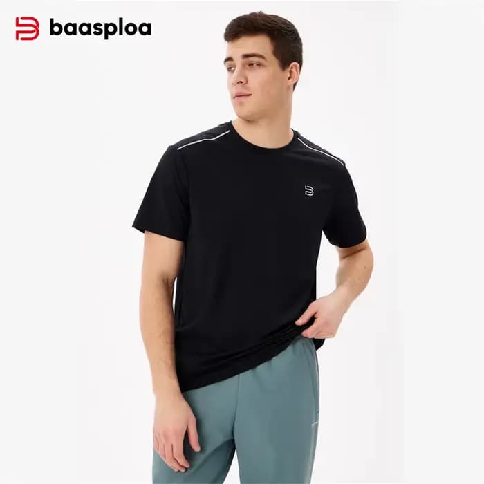 Baasploa T-shirt de sport pour hommes