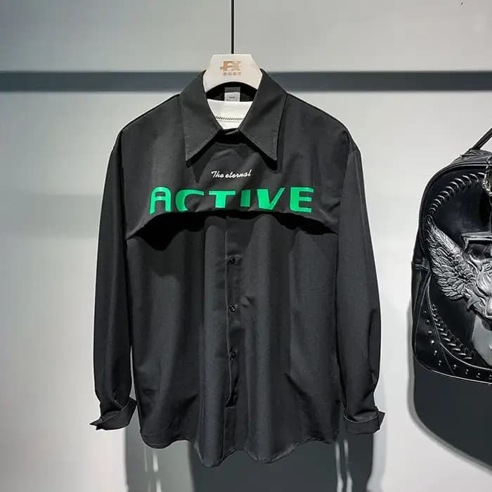 Chemise à manches longues polyvalente pour homme