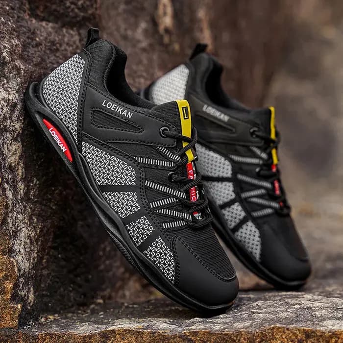 Chaussures décontractées légères pour hommes LOEIKAN | Chaussures de sport respirantes pour la course à pied, la marche et les trajets quotidiens