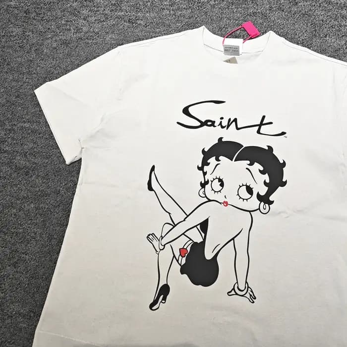 Yao mode Saint de Michael Streetwear Vintage Baggy surdimensionné conception commune graphiques imprimer hauts hommes
