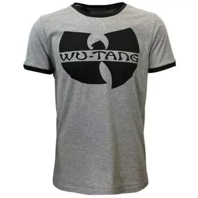 T-shirt imprimé Wu-Tang Clan pour homme, été 2026, en pur coton, haute qualité, coupe oversize décon