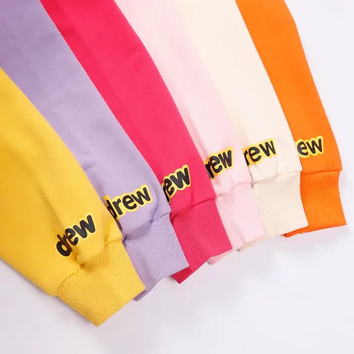Drew House multicolore Streetwear sweat à capuche femmes hommes Hip Hop pull