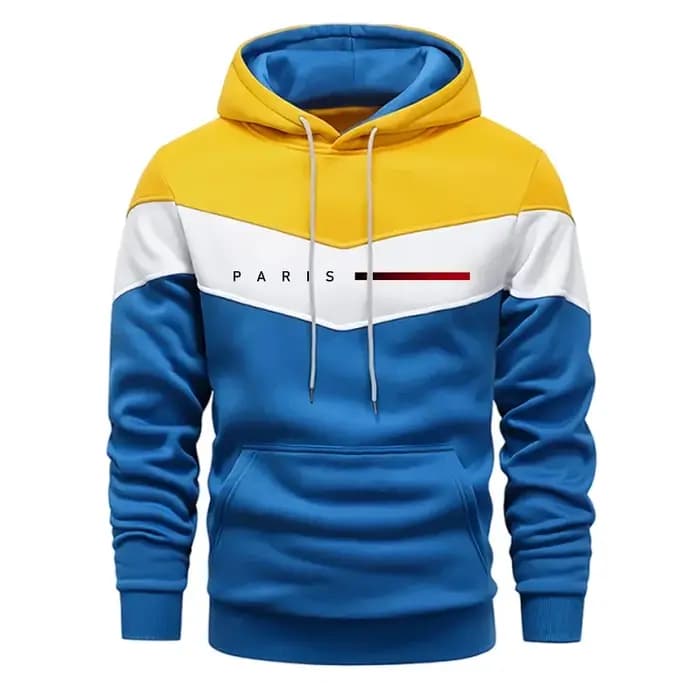 Sweat-shirt tricolore pour hommes