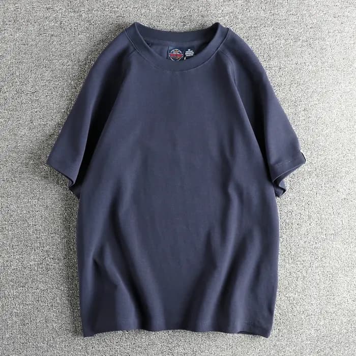 T-shirt à manches courtes en tissu gaufré pour hommes