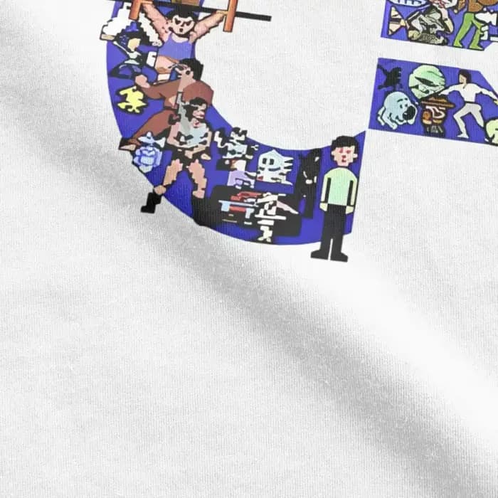 T-Shirt à Manches Courtes en Coton pour Homme