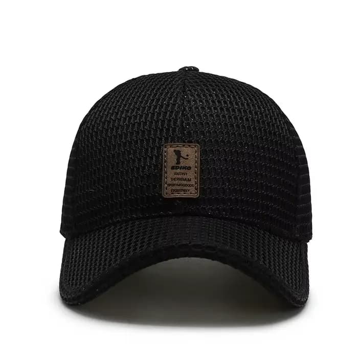 Casquette de baseball respirante pour hommes