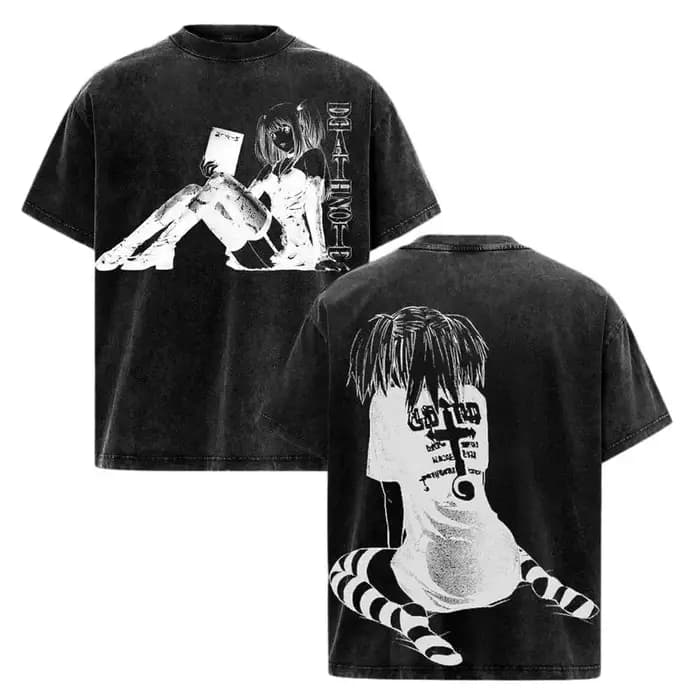 Death Note T-shirt graphique pour hommes vêtements Anime à manches courtes