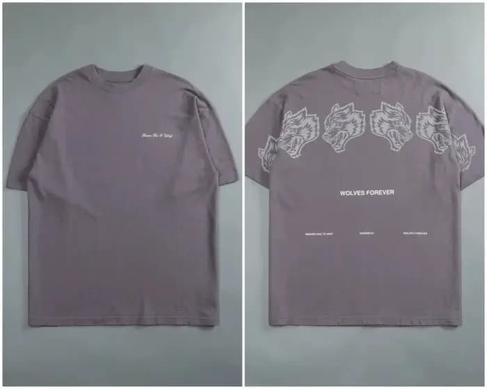 DARC SPORT classique américain rétro hip-hop épais à manches longues hommes et femmes correspondant T-shirt avec un poids élevé