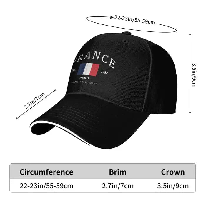 Casquette de baseball personnalisée style punk