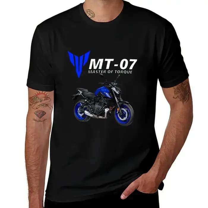 MT-07 T-Shirt moto sublime costumes drôles T-shirts homme T-Shirt homme