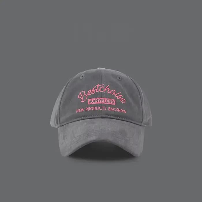 Casquette de Baseball brodée rose pour femmes