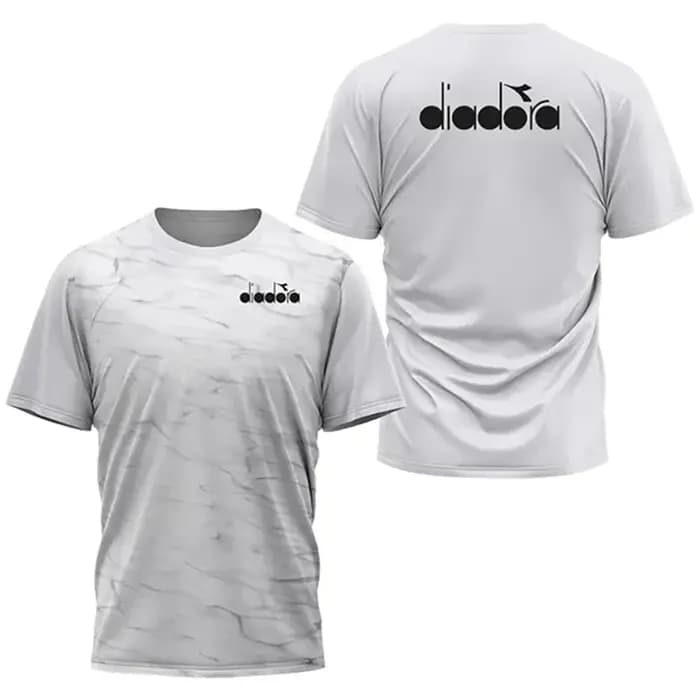 T-shirt à col rond et manches courtes Diadora