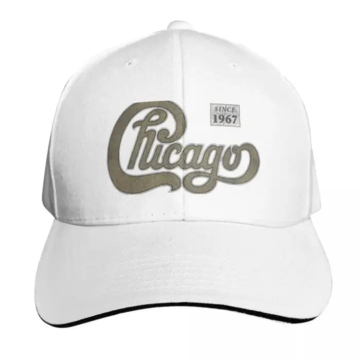 Casquette de baseball classique des années 80 (Chicago) avec protection UV, chapeau solaire, chapeau