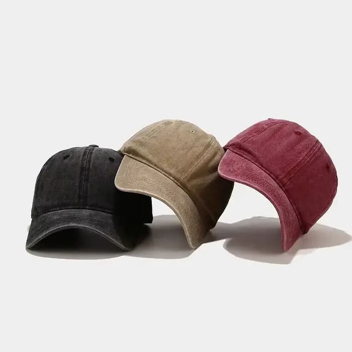 Casquette de Baseball en coton délavé pour hommes et femmes