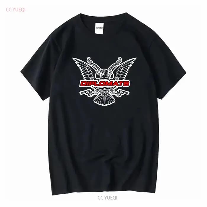 Diplomats DipseT t-shirt différents Styles et couleurs disponibles manches longues ou courtes vintage lavé mode homme polyvalent