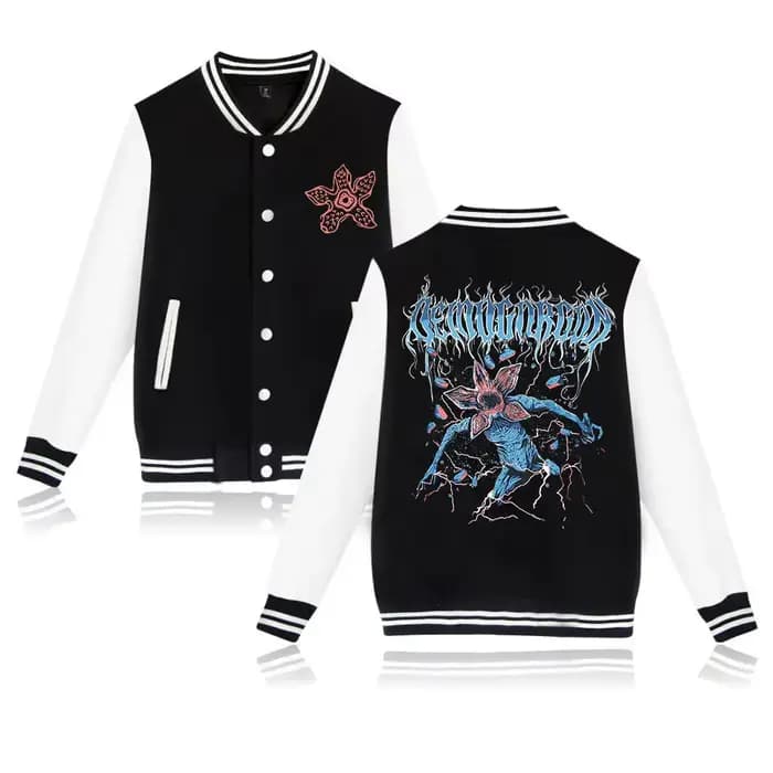 Eddie Munson Demogorgon uniforme de Baseball veste à capuche unisexe Harajuku sweat Fan cadeau
