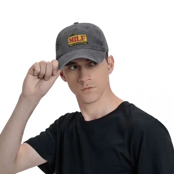 MILF homme j'aime la pêche casquette de Baseball hommes chapeaux femmes visière Protection Snapback Art casquettes
