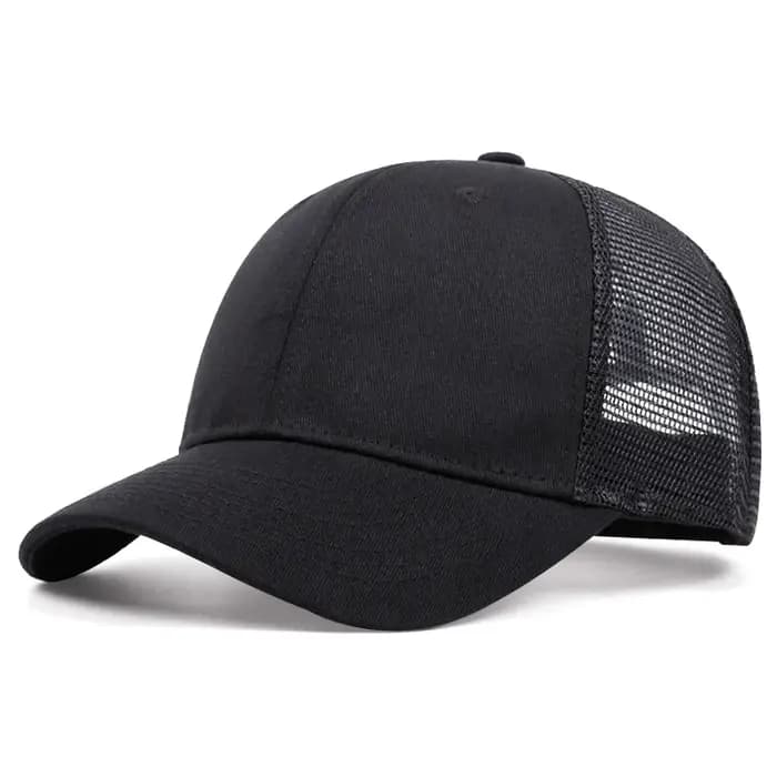 1 casquette de baseball en maille respirante pour femmes et hommes, casquette filet adulte à visière