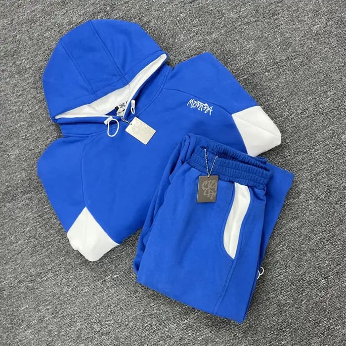 Sweat-shirts à capuche Mertra Splice Color avec logo brodé