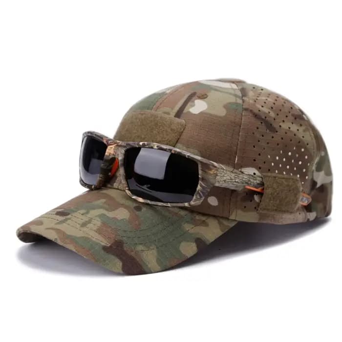 Casquette de baseball camouflage respirante et décontractée pour hommes
