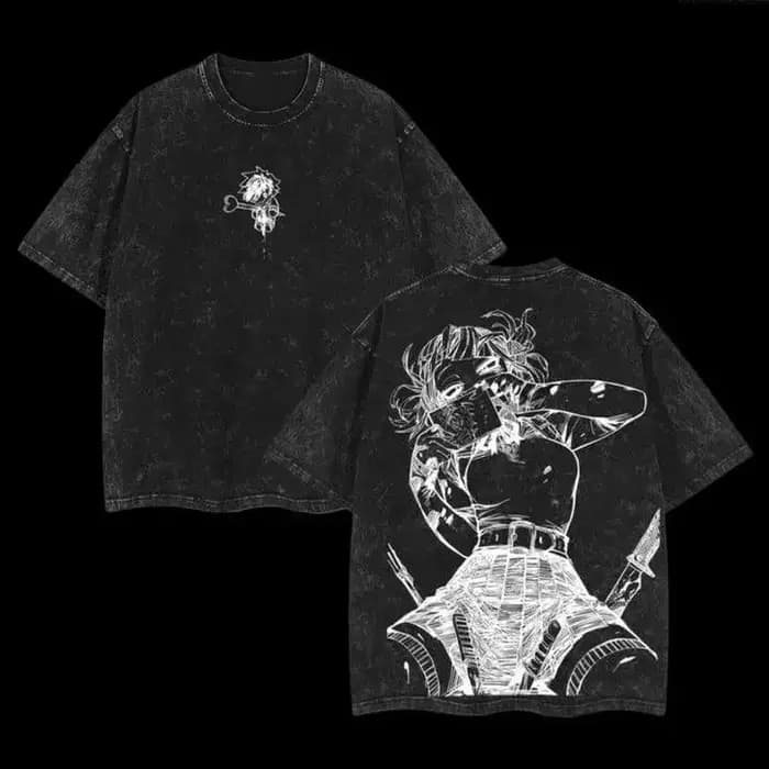 Toga Himiko mon héros académique graphique T-shirt hommes femmes à manches courtes coton t-shirts Vintage lavé
