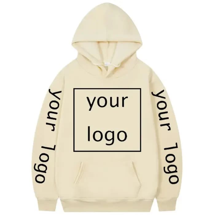 Sweat-shirt à capuche personnalisable avec impression de logo et graphiques