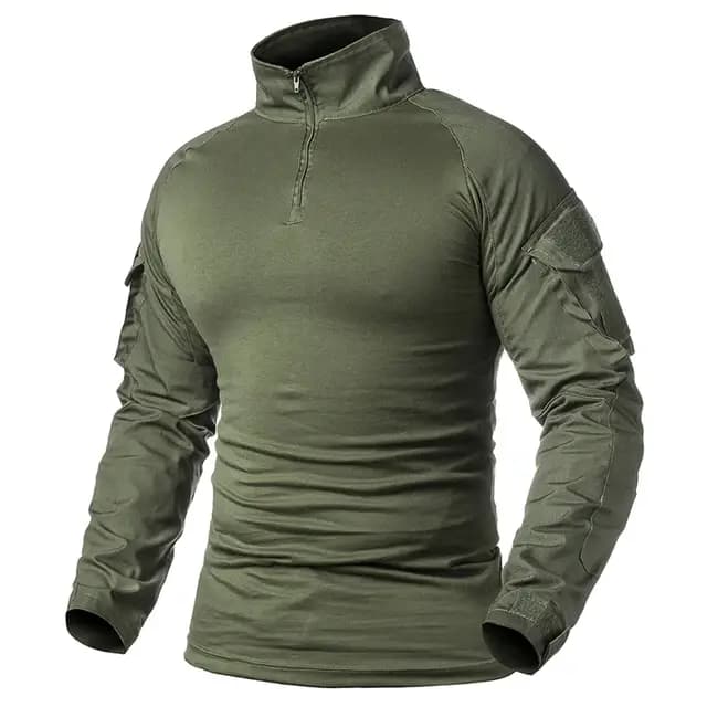 Hommes armée américaine tactique Multicam militaire Combat noir T-Shirt à manches longues CP Camouflage Airsoft chemises Camping chasse vêtements