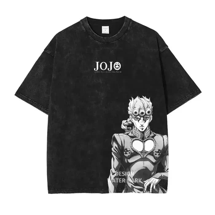 T-shirt imprimé Gyro de Joestar de JoJo's Bizarre Adventure pour homme