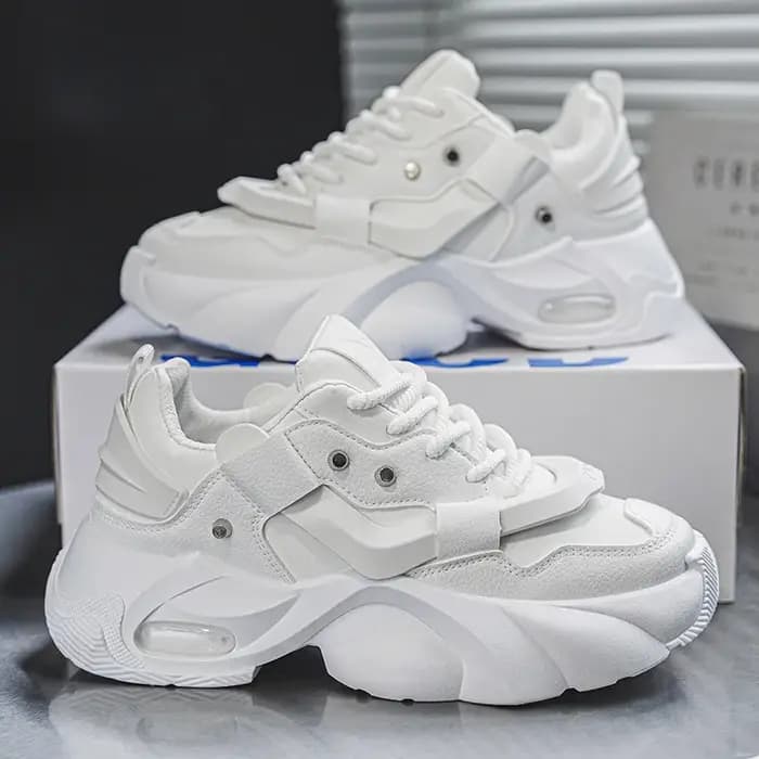Chaussures Homme – Baskets Montantes en Cuir de Haute Qualité