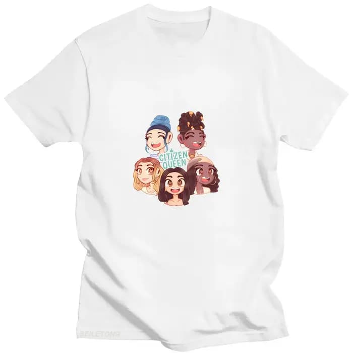 T-shirt décontracté en coton avec impression graphique Citizen Queen