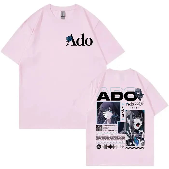 Chanteur Ado Hibana Tour du monde 2025 T-shirts graphiques mode Vintage à manches courtes