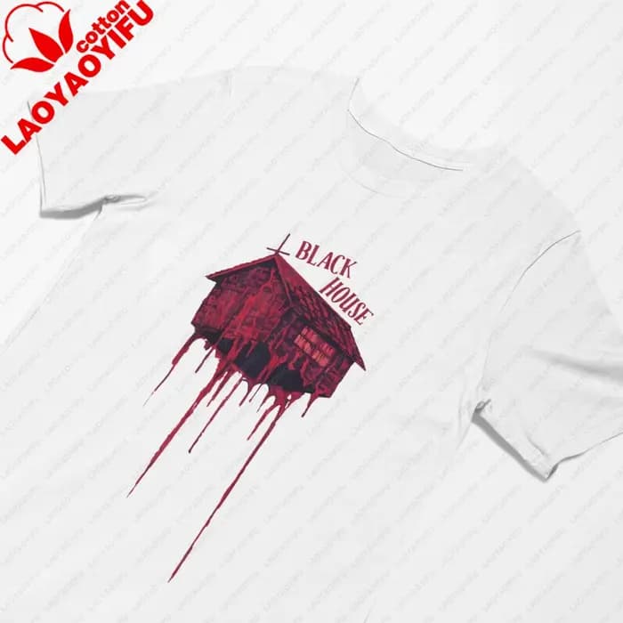 T-shirt Dorohedoro Black House, style rétro manga sombre, pour hommes et femmes, en coton, idéal pour l'été, streetwear cool, cadeau pour les amateurs d'animation sombre