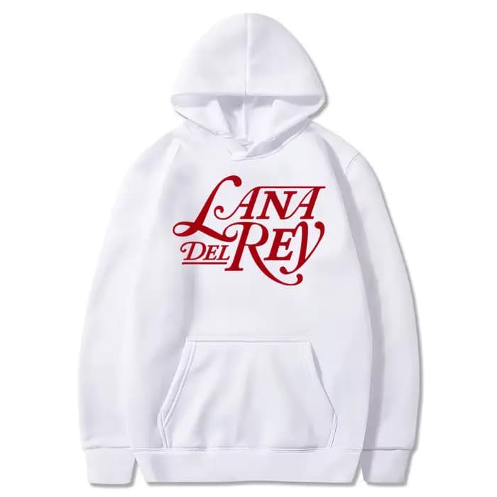Lana Del Rey Logo sweat à capuche léger hommes mode à manches longues sweats femmes décontracté Harajuku Streetwear
