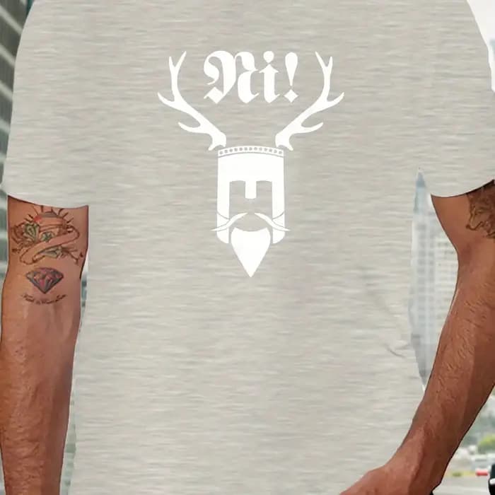 Hommes Monty Python saint Graal graphique T-Shirt blanc décontracté à manches courtes col rond