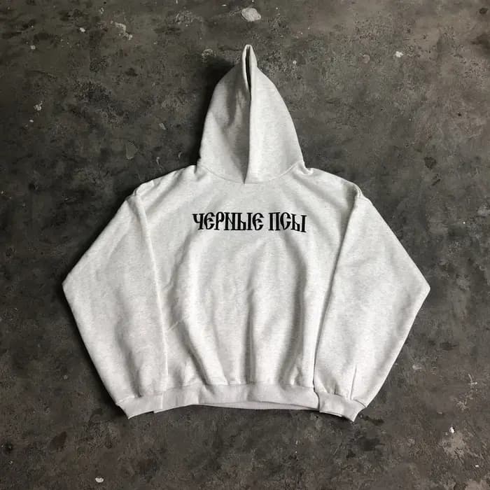 SAINT OF MICHAEL mode 1:1 KANYE WEST Streetwear sweat DONDA imprimé velours décontracté ample surdimensionné hauts à capuche pour hommes