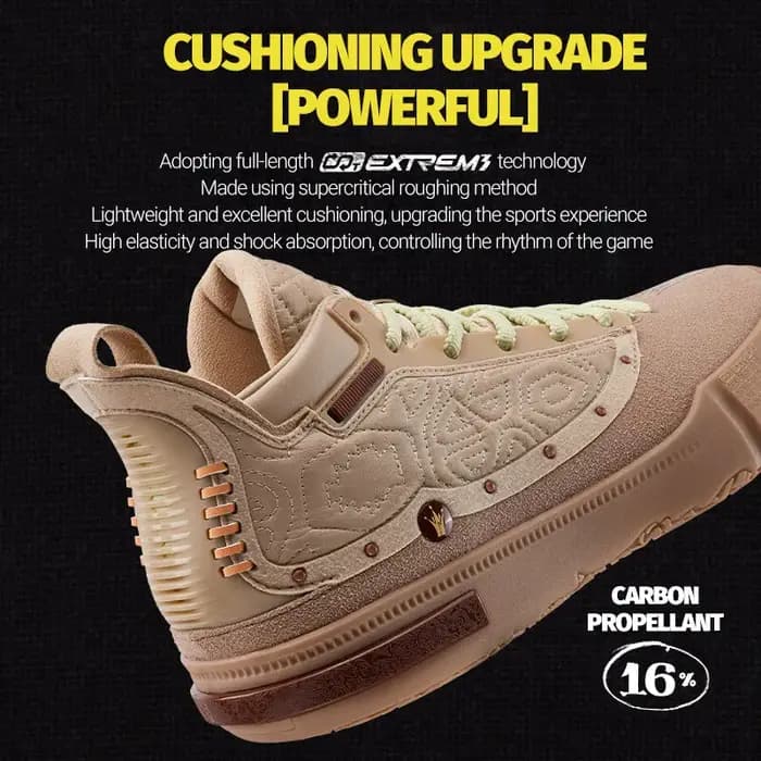 361 degrés Joker 1 GT PE hommes chaussures de basket-ball à la mode en cuir léger absorbant les chocs résistant à