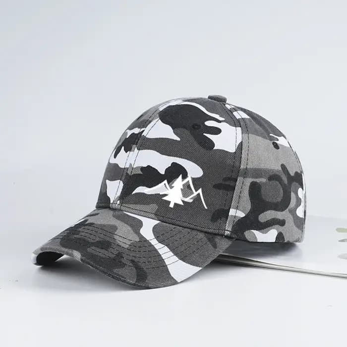 Casquette de baseball camouflage à imprimé pin des montagnes