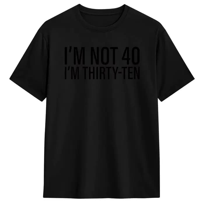 T-shirt Vintage pour hommes, manches courtes, col rond, en coton, vêtements originaux, je ne suis pa