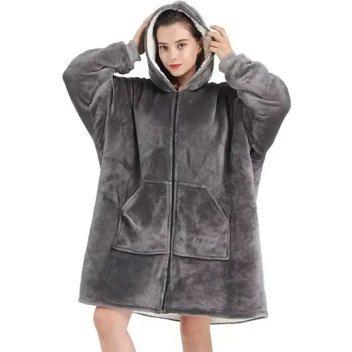 Sweat-shirt à capuche surdimensionné
