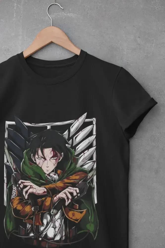 Attaque sur Titan chemise Eren Mikasa T-Shirt Levi